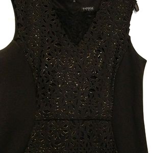 EnFocus Women black and gold dress size 14W